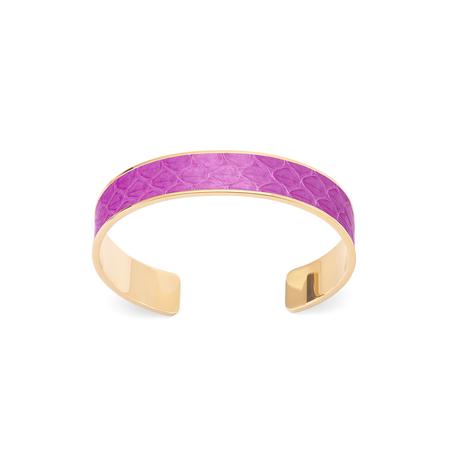 Cleopatra Skinny Cuff Bracelet in Orchid Snake Cleopatra Skinny Cuff Bracelet in Orchid Snake
