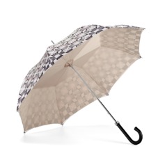 Ladies Marylebone Stand Up Umbrella in Monochrome & Champagne Cream
