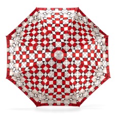 Ladies Marylebone Compact Umbrella in Berry Red