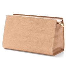 Large Cosmetic Case in Deer Saffiano
