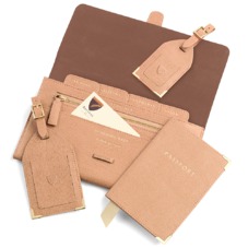 Classic Travel Collection in Deer Saffiano