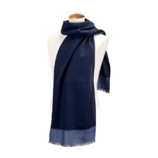 Essential Lightweight Cashmere Blend Scarf in Navy