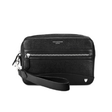 Anderson Man Clutch in Black Saffiano