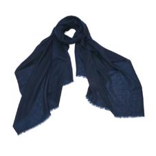 Lightweight Cashmere Scarf in Blue Moon