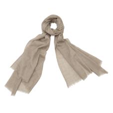Lightweight Cashmere Scarf in Tawny Brown