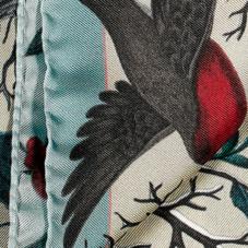 Robin Silk Twill Handkerchief in Teal