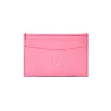 Slim Credit Card Case in Smooth Blossom & Blush Suede
