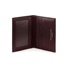 ID & Travel Card Case in Brown Saffiano