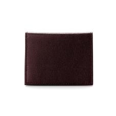 ID & Travel Card Case in Brown Saffiano