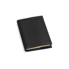 Saffiano Refillable Pocket Notebook in Black Saffiano