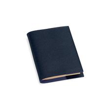 Saffiano Refillable Pocket Notebook in Navy Saffiano