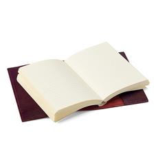 Saffiano Refillable Pocket Notebook in Burgundy Saffiano
