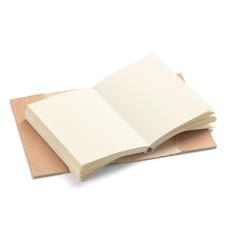 Saffiano Refillable Pocket Notebook in Deer Saffiano