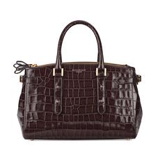 Brook Street Bag in Deep Shine Amazon Brown Croc