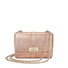 Small Lottie Bag in Rose Gold Metallic