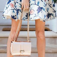 Small Lottie Bag in Rose Gold Metallic