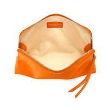 Large Essential Cosmetic Case in Orange Lizard