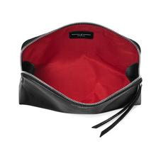 Large Essential Cosmetic Case in Jet Black Lizard