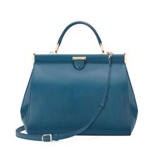 Large Florence Frame Bag in Peacock Kaviar