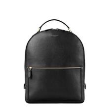 Large Mount Street Backpack in Black Pebble