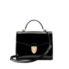 Mayfair Bag in Deep Shine Black Patent