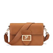 Pegasus Shoulder Bag in Smooth Natural Tan