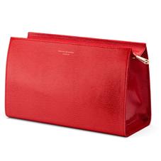Large Cosmetic Case in Berry Lizard