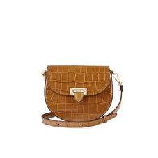 Portobello Bag in Deep Shine Vintage Tan Croc