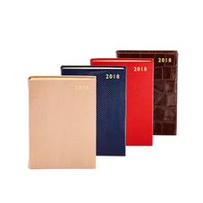 A6 Day per Page Leather Diaries