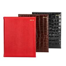 A4 Day per Page Leather Diaries