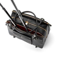 Buffalo Cabin Bag in Black Calfskin with Black Haircalf