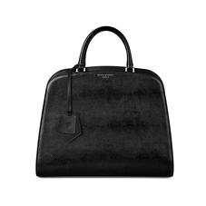 Hepburn Bag in Jet Black Lizard
