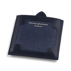 Marylebone Compact Mirror in Navy Pebble