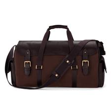 Shadow Holdall in Brown Nubuck