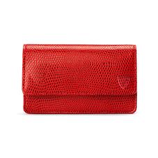 Business & Credit Card Case in Berry Lizard
