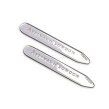 Sterling Silver Hallmarked Collar Stiffeners