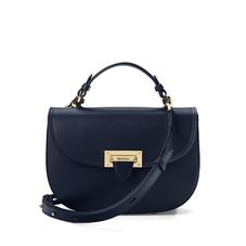 Letterbox Saddle Bag in Smooth Navy