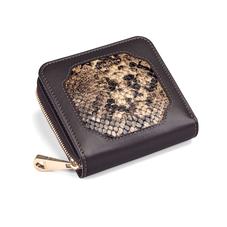 Marylebone Mini Purse in Tan Snake