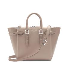Midi Marylebone Tech Tote in Soft Taupe Pebble