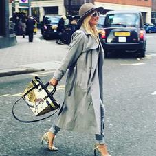 Midi Marylebone Tote in Pegasus Ivory Print