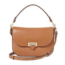 Slouchy Saddle Bag in Smooth Natural Tan