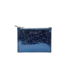 Small Essential Flat Pouch in Infinity Blue
