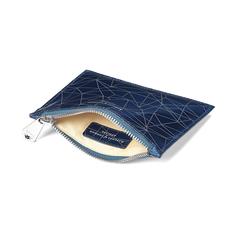Small Essential Flat Pouch in Infinity Blue