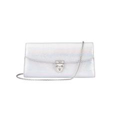 Mini Eaton Clutch in Silver Shooting Star
