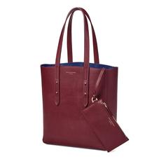 Aspinal Essential Tote in Smooth Burgundy