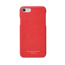 iPhone 7/8 Leather Cover in Dahlia Saffiano