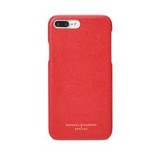 iPhone 7 Plus Leather Cover in Dahlia Saffiano