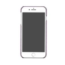 iPhone 7/8 Leather Cover in Deep Shine Lilac Small Croc