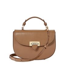 Letterbox Saddle Bag in Camel Lizard & Smooth Camel