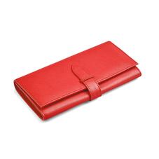 London Ladies Purse Wallet in Dahlia Saffiano